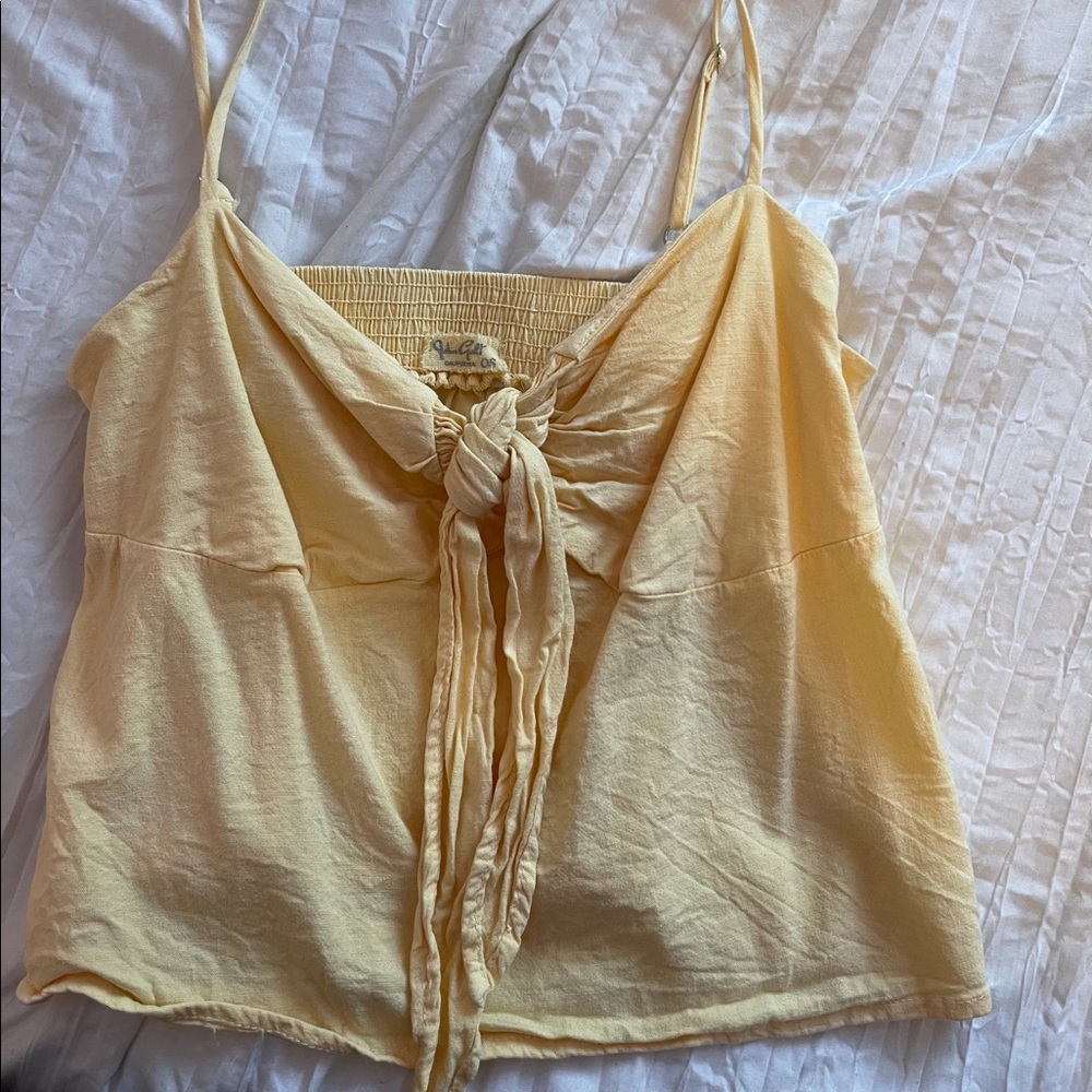 John Galt/Brandy Melville Yellow Tank Top